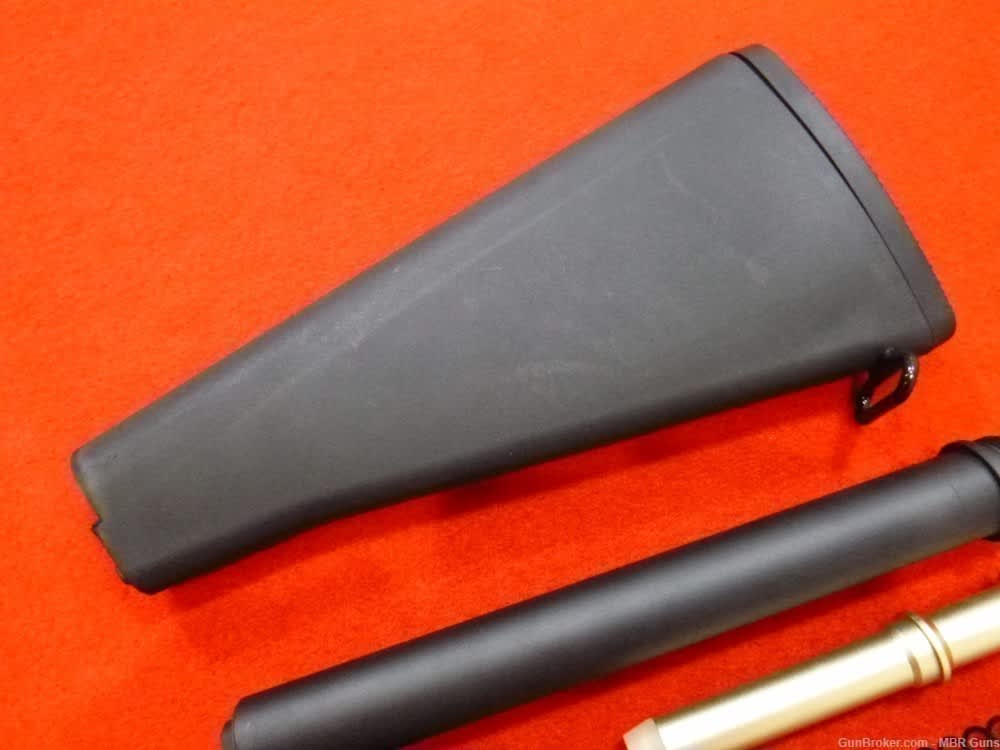 Complete AR10 AR308 A2 Stock Assembly with Buffer, Tube, & Spring-img-1