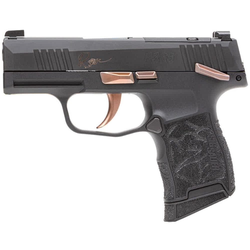 Sig Sauer P365 Rose - 3.1" Barrel (.380 ACP) - Optics Ready - Black/Rose-img-0