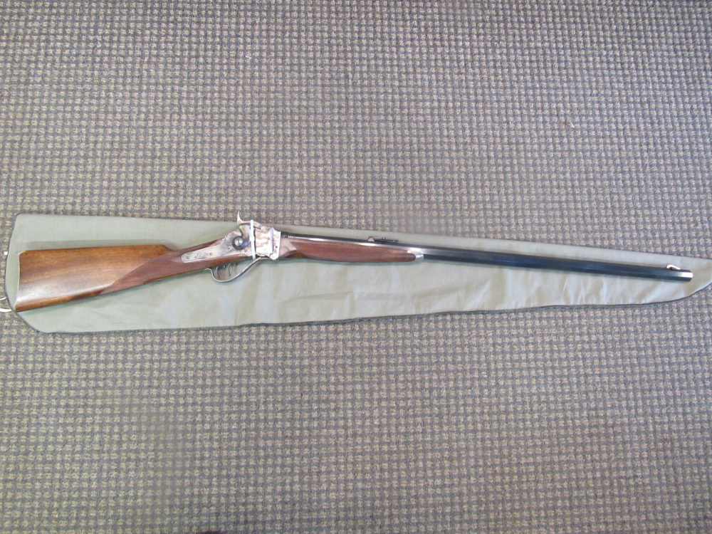Davide Pedersoli 1874 Sharps Sporting Rifle .45-70 Gov't 32" Barrel-img-0