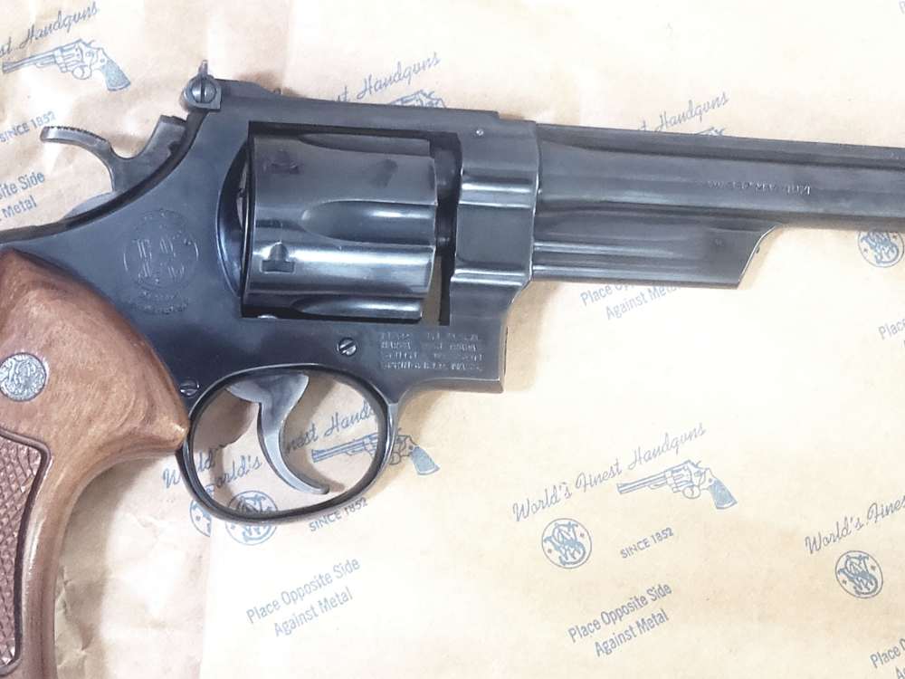 S & W Model 27-2 .357 MAGNUM 7½" High Polish Blue – N-FRAME – COLLECTOR-img-4