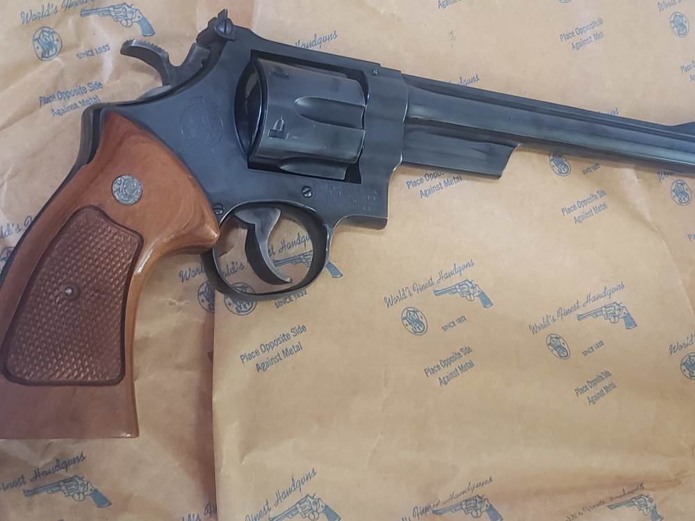 S & W Model 27-2 .357 MAGNUM 7½" High Polish Blue – N-FRAME – COLLECTOR-img-3