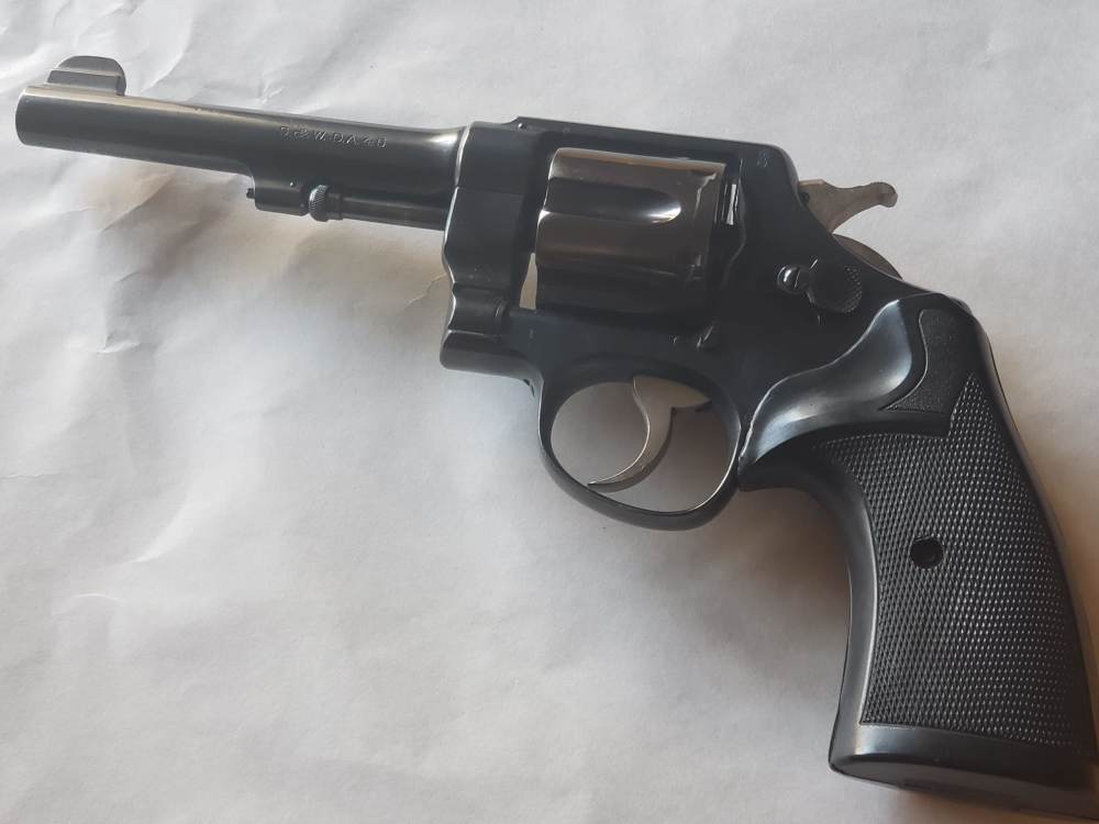 S&W M1917 U.S. Army .45 ACP Revolver 5.5” DA 6-Shot Clean C&R Eligible-img-0