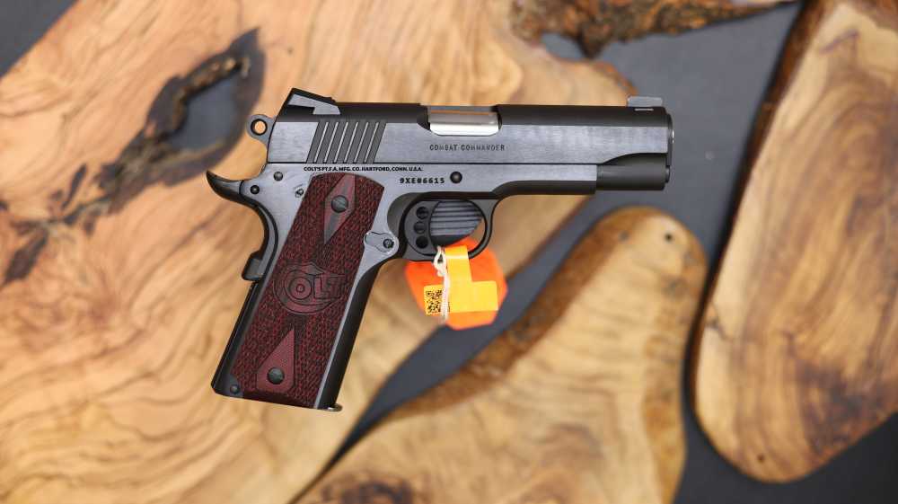 Colt Combat Commander 9mm 4.25" Blued - G10 Grips-img-1