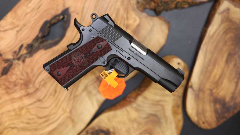 Colt Combat Commander 9mm 4.25" Blued - G10 Grips-img-2