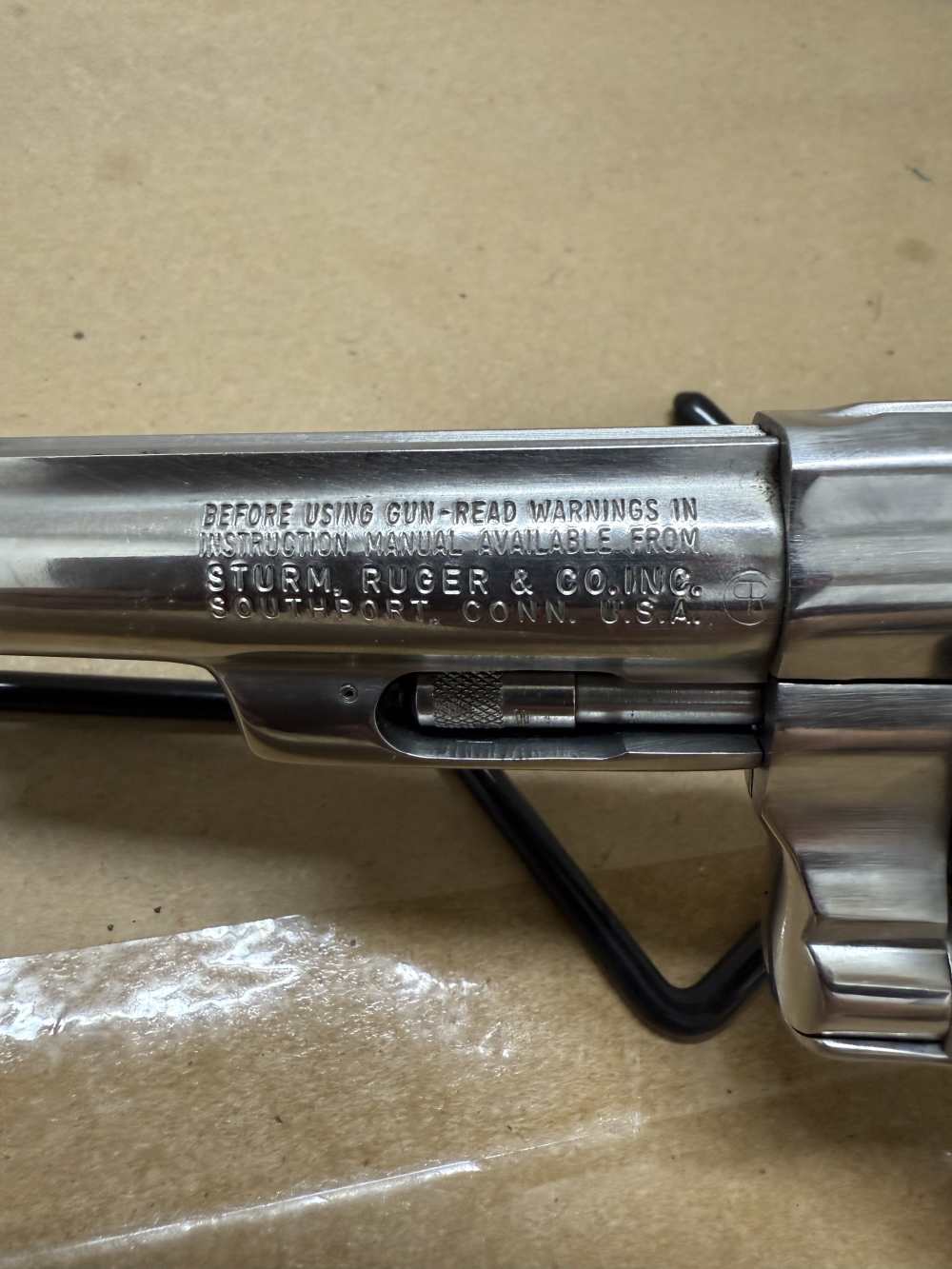 Ruger Police Service-Six .357 Magnum 4" DA/SA Stainless Revolver, MFD 1980-img-2
