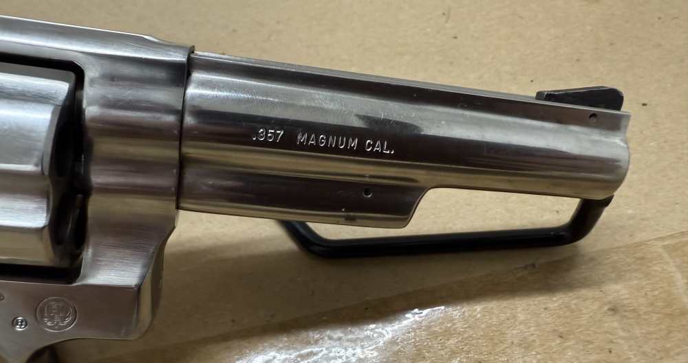Ruger Police Service-Six .357 Magnum 4" DA/SA Stainless Revolver, MFD 1980-img-6