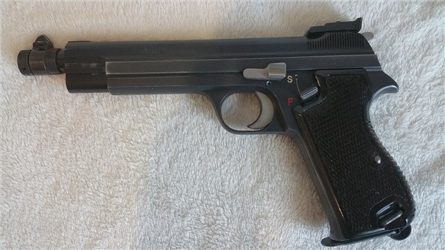 Sig P210 sp47/8 Target 9mm w/ 22LR Conversion Unit-img-0