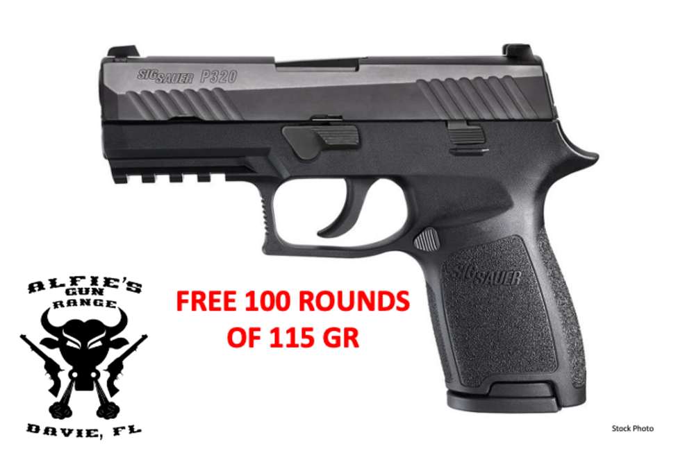 Sig Sauer P320 Compact 9MM, 3.9" Barrel Nitron Finish Black 15Rds 320C-9-B-img-0