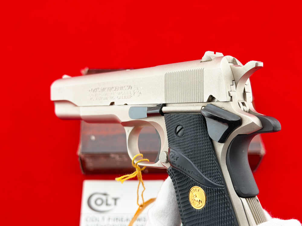 1980 Colt MK IV 1911 Series 70 Government .45 ACP Satin Nickel 5" w/ Box-img-18