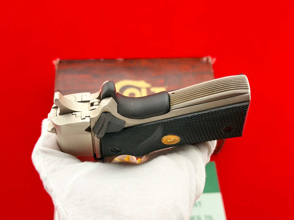 1980 Colt MK IV 1911 Series 70 Government .45 ACP Satin Nickel 5" w/ Box-img-20