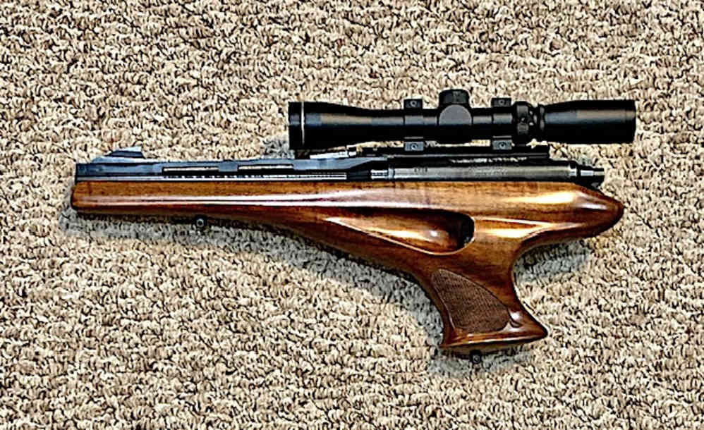 Gorgeous Walnut Stocked .221 Remington XP-100 in near-mint condition-img-2
