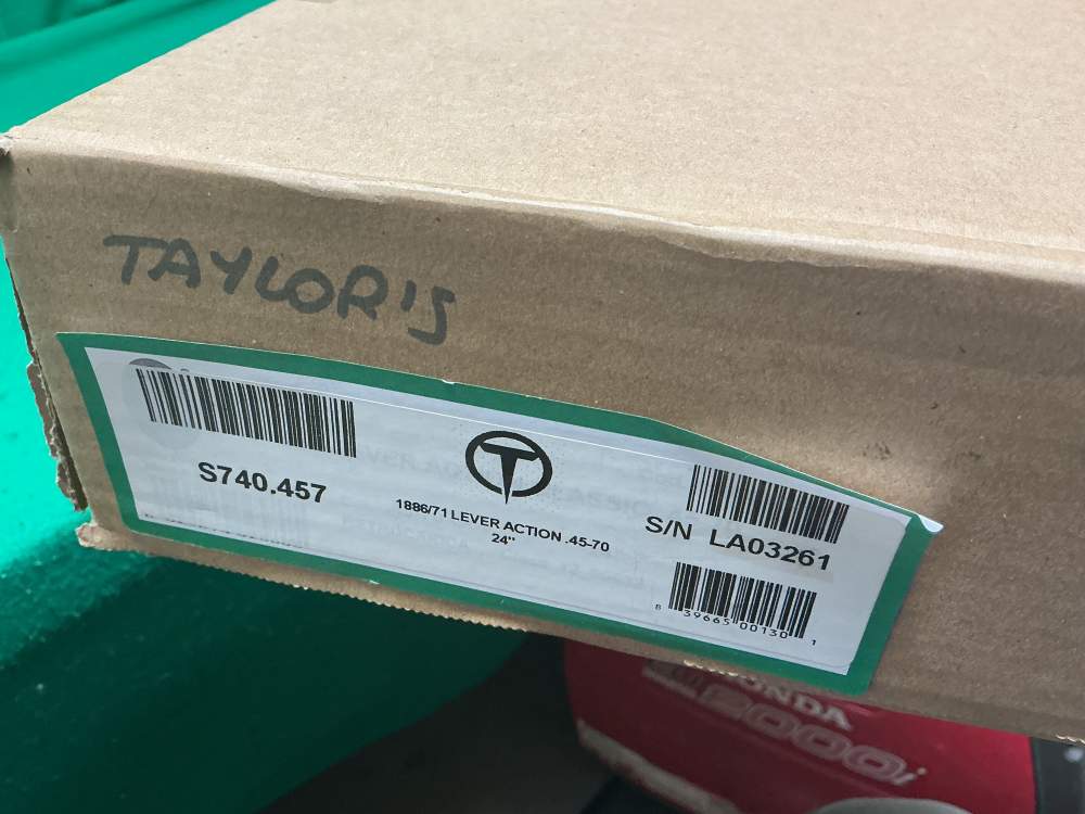 Taylor and Co. Pedersoli 1886/71 45-70 lever action rifle-img-5