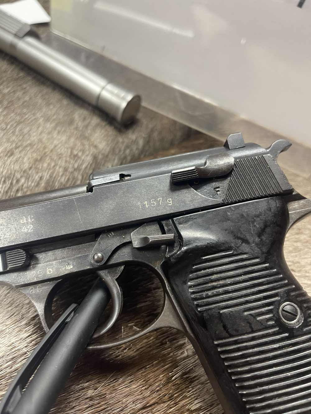 AC-Code Walther P38 9mm WWII Pistol German C&R -img-2