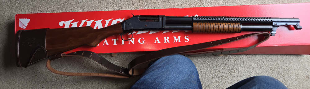New norinco 97 trench gun Winchester clone bayonet lug heat shield +1 mag-img-0