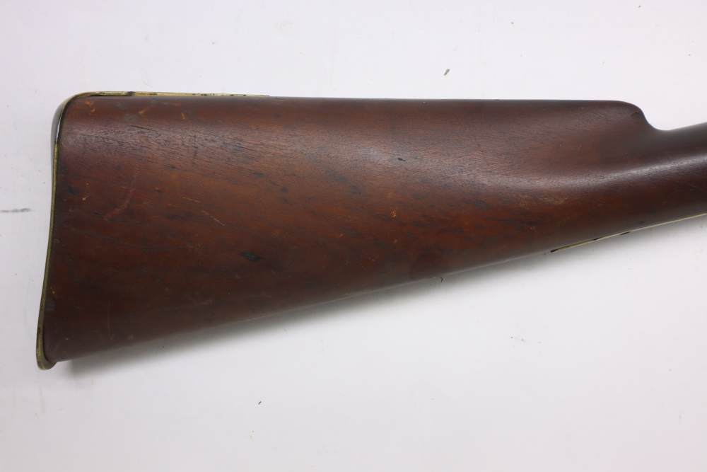 unmarked 1800's made percussion 69 caliber 38" barrel #26070006A-img-2