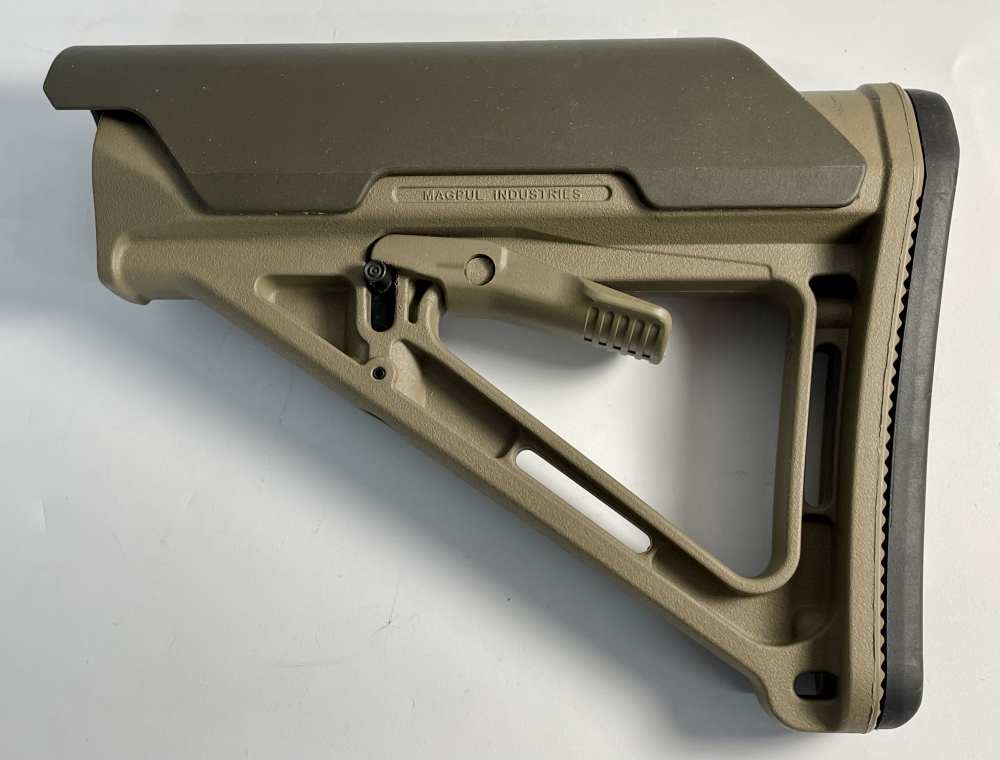 MAGPUL MOE 1LX50 AR-15 Adjustable Rifle Stock Tan w/ Riser -img-0