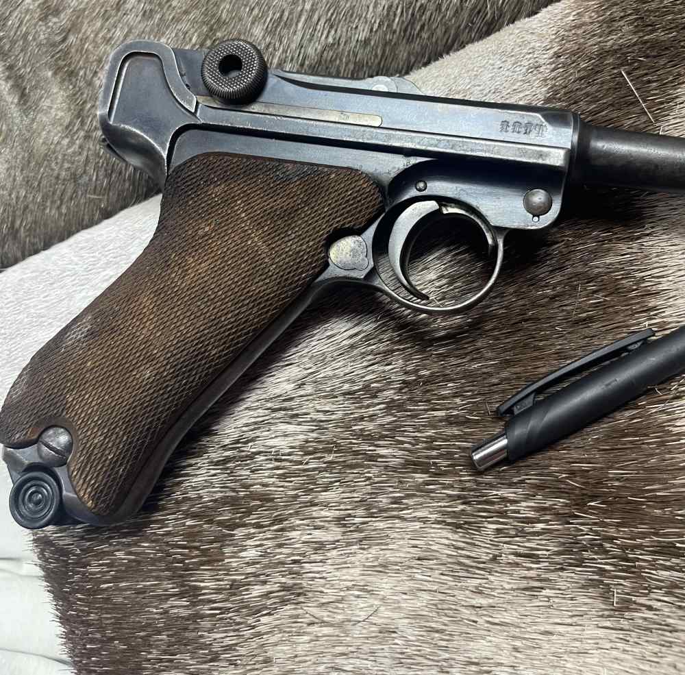 Double dated Luger DWM WWI P08 9mm 1913/1920 C&R-img-11