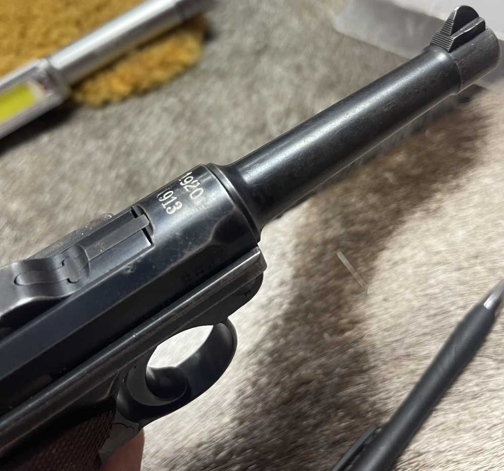 Double dated Luger DWM WWI P08 9mm 1913/1920 C&R-img-14