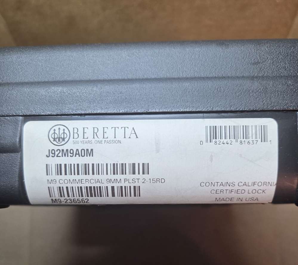 Beretta M9 Commercial 9mm 4.9'' 2-15-Rd Semi-Auto Pistol-img-2