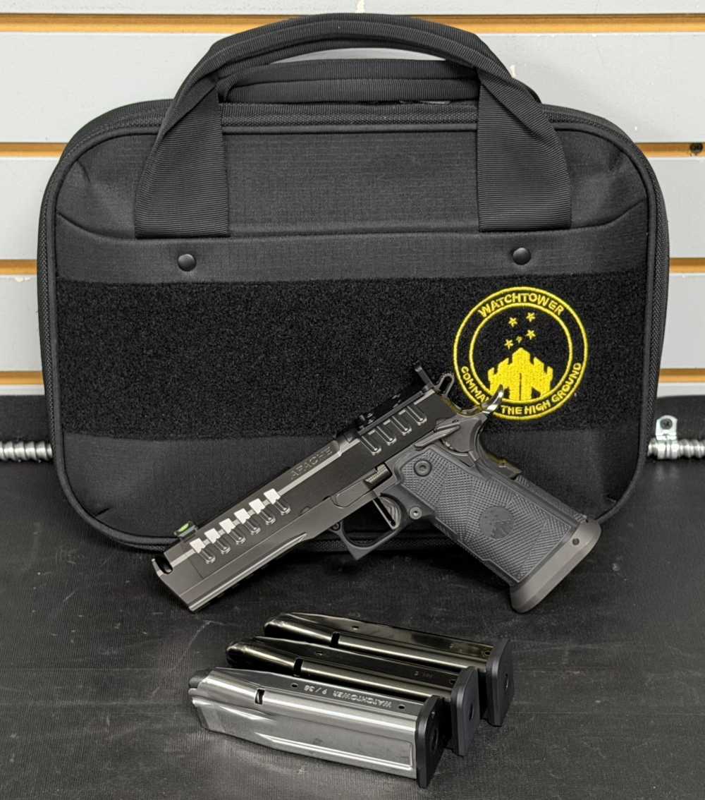 Watchtower Apache .9mm, 17+1, x3 Magazines, 5"/ 8.5" OAL w/ OEM Case-img-0
