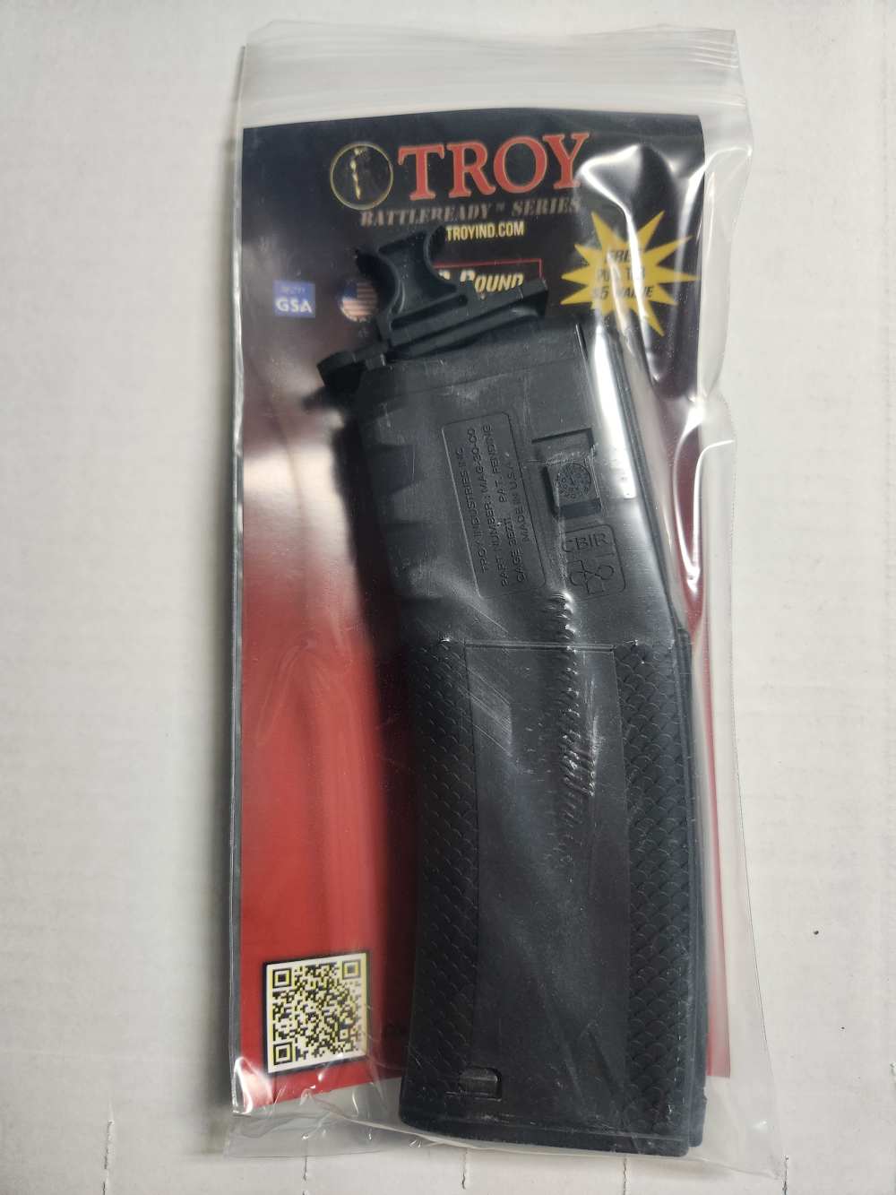 Troy SMAG-SIN-00BT-00 Battle Mag 5.56mm 30 Rd Magazine, Black-img-0