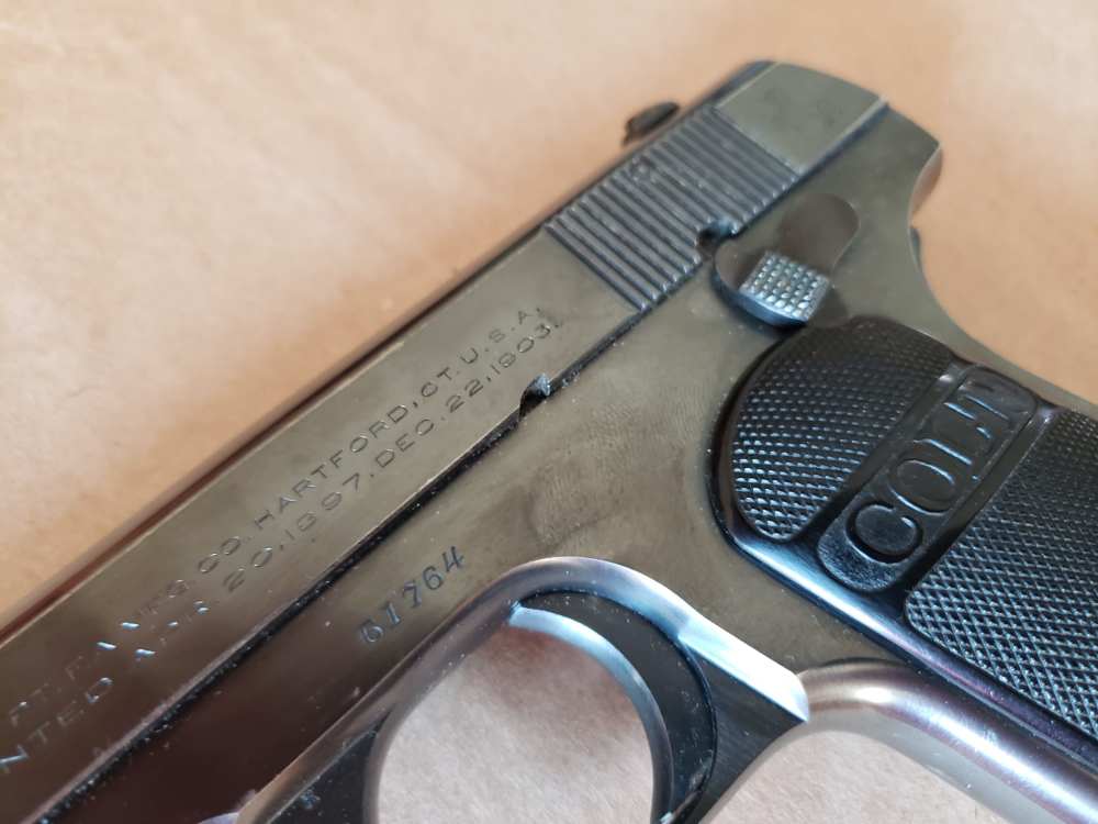 Colt Model 1908 Pocket Hammerless .380 ACP — Excellent Condition-img-16