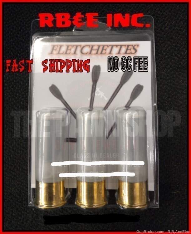 Fletchette 12 ga Exotic Shotshell by Paraklese Ammo , 2 3/4in , 3 Pack-img-0