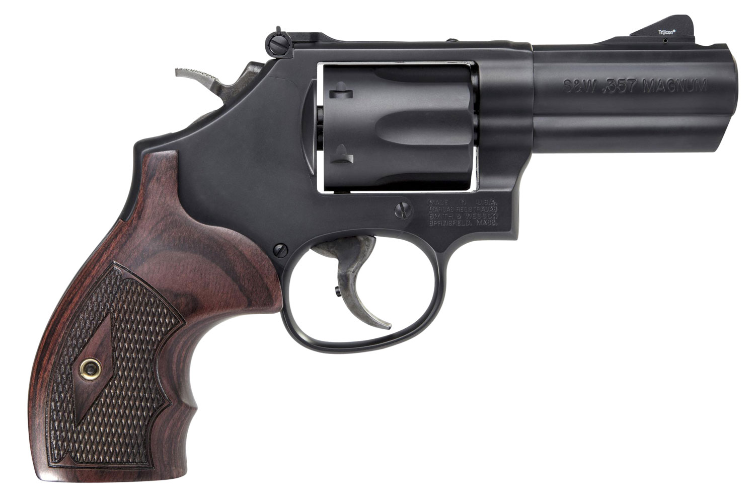 Smith & Wesson PC Model 19 Carry Comp Revolver 357 Mag Black 3-img-2