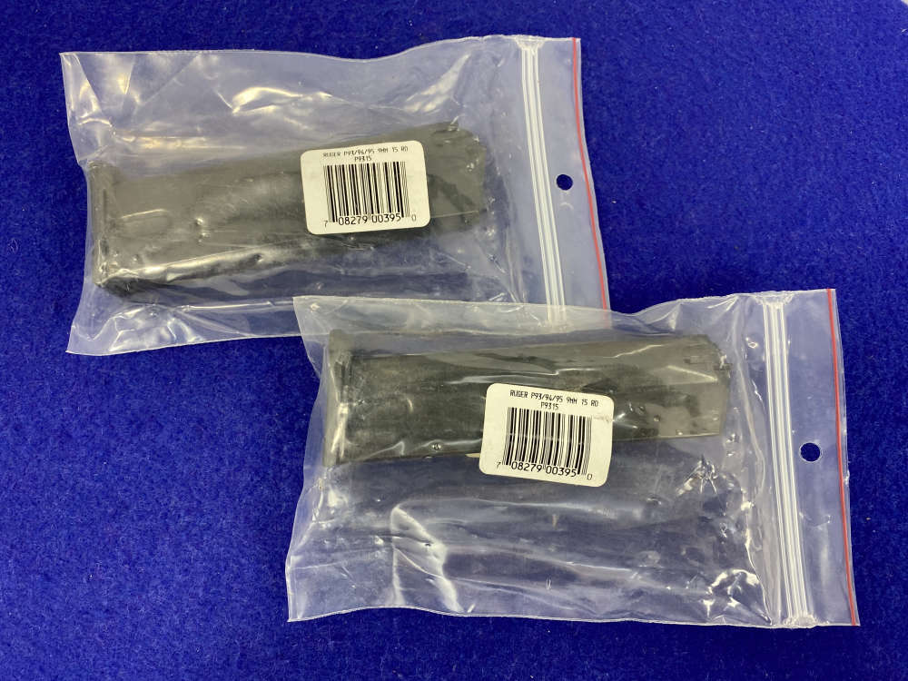 (2) Ruger P-Series P93 P94 P95 9mm 15-Round Magazines *15-ROUND CAPACITY*-img-7