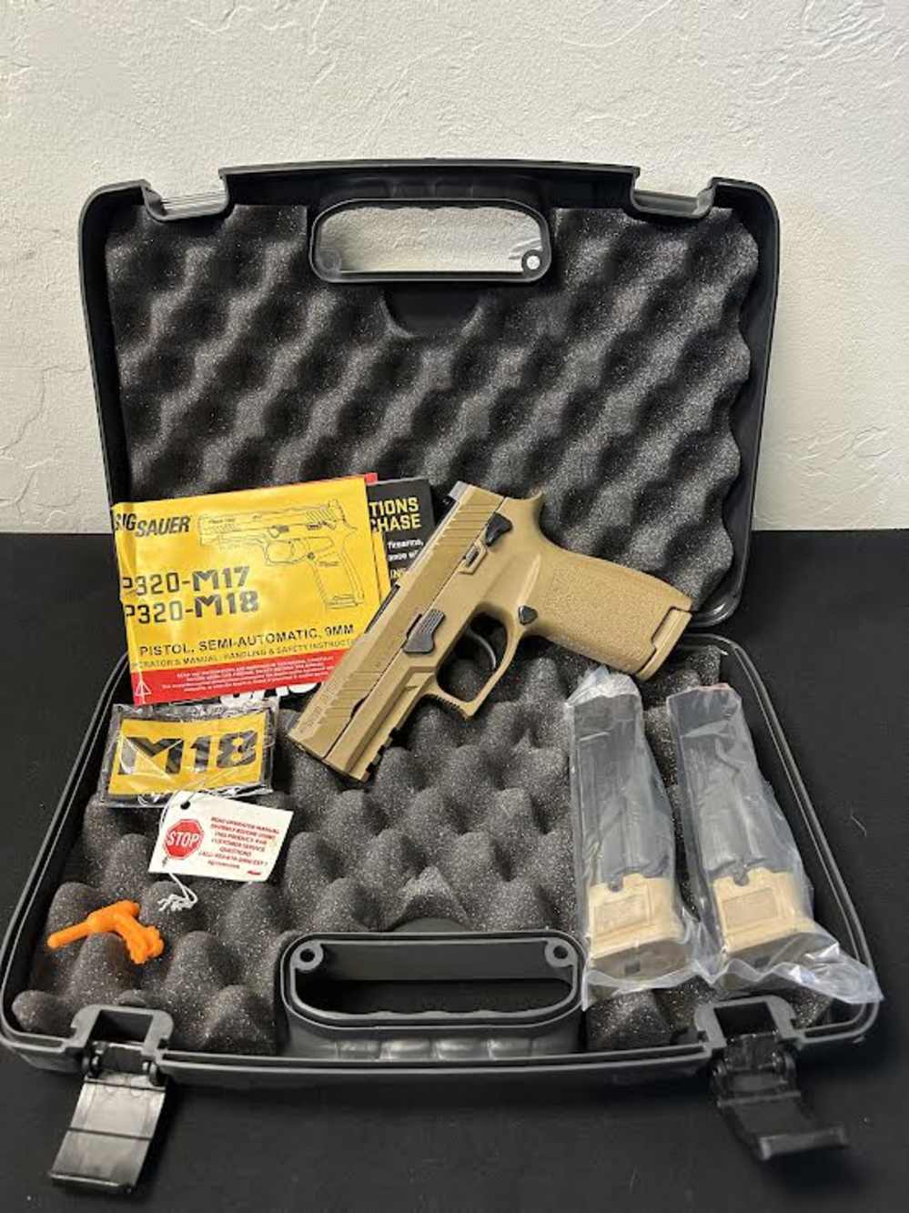 Sig Sauer M18 CC F 9mm Luger 21+1 3.90"  Coyote PVD Optic Ready Pistol-img-1