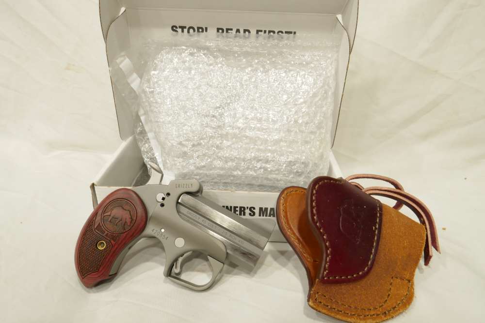NIB Bond Arms Grizzly Bear 45LC/410 3" Leather Holster 420854-img-0