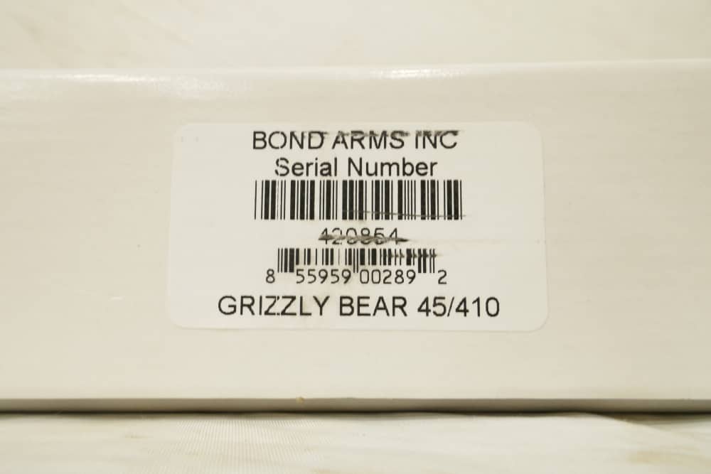 NIB Bond Arms Grizzly Bear 45LC/410 3" Leather Holster 420854-img-7