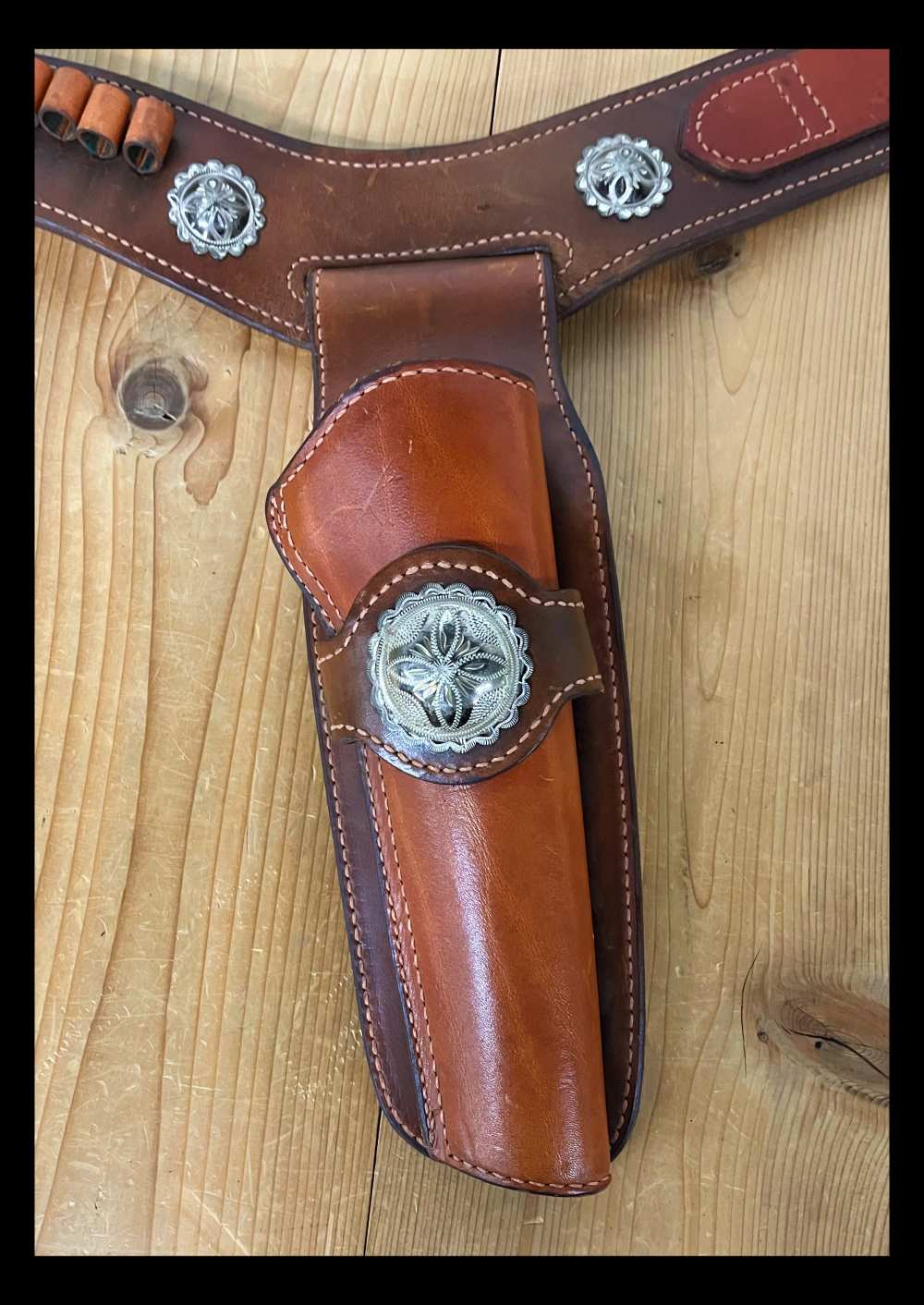 Lot of 3 Western Holster Rigs 2-Hunter 1-Unknown-img-1