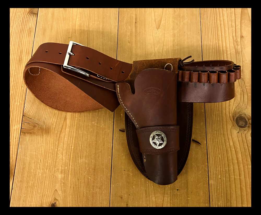 Lot of 3 Western Holster Rigs 2-Hunter 1-Unknown-img-9