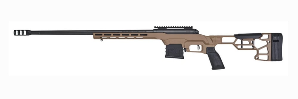 Savage Arms 110 Precision 6.5 Creedmoor FDE Cerakote Bolt Action Rifle-img-1