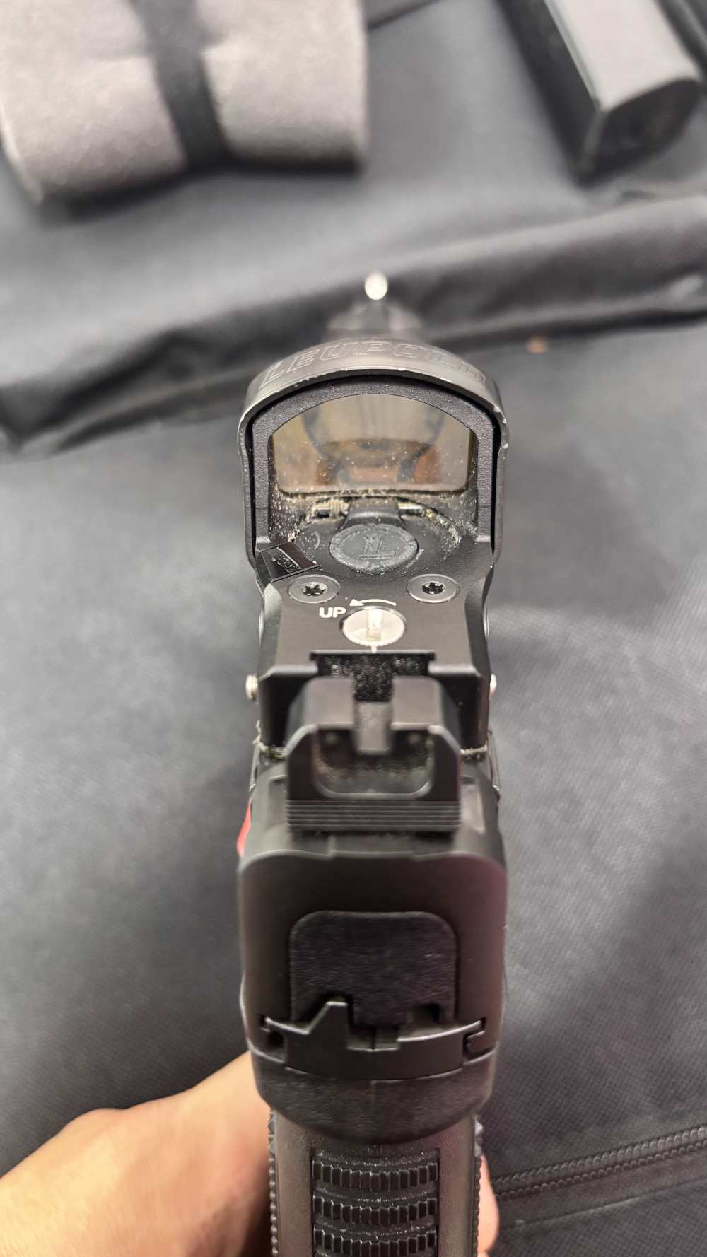 FNH 509 tactical 9mm 4.5” threaded barrel w/bag two mags and Leupold dp350-img-30