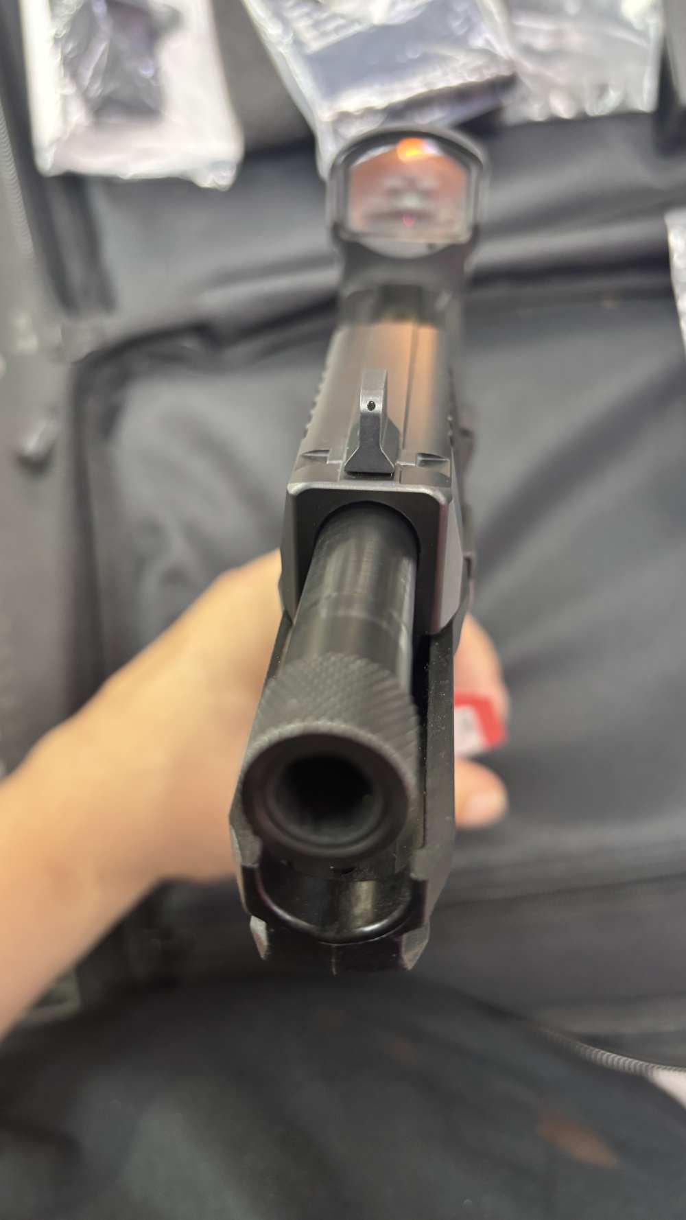 FNH 509 tactical 9mm 4.5” threaded barrel w/bag two mags and Leupold dp350-img-20