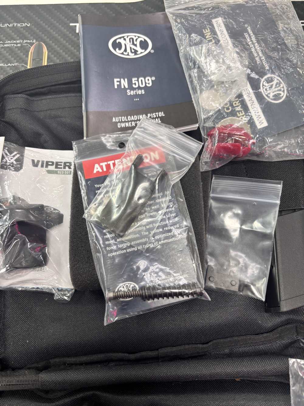 FNH 509 tactical 9mm 4.5” threaded barrel w/bag two mags and Leupold dp350-img-5