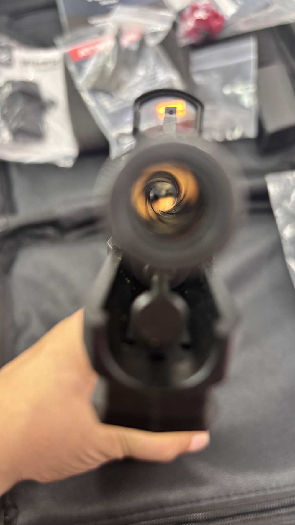 FNH 509 tactical 9mm 4.5” threaded barrel w/bag two mags and Leupold dp350-img-19
