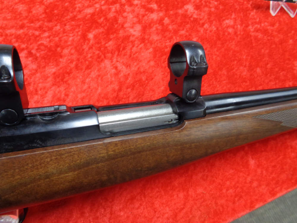 Ruger Model 77/17 17 WSM 20" THREADED Barrel Scope Rings Wood Stock I TRADE-img-5