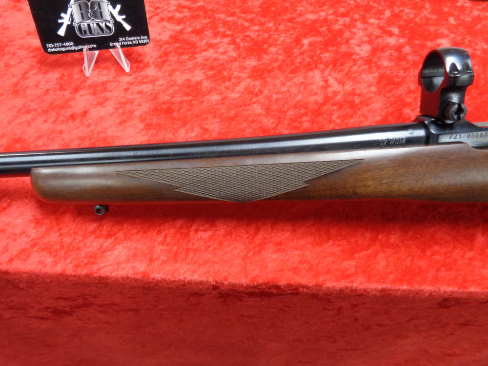 Ruger Model 77/17 17 WSM 20" THREADED Barrel Scope Rings Wood Stock I TRADE-img-12