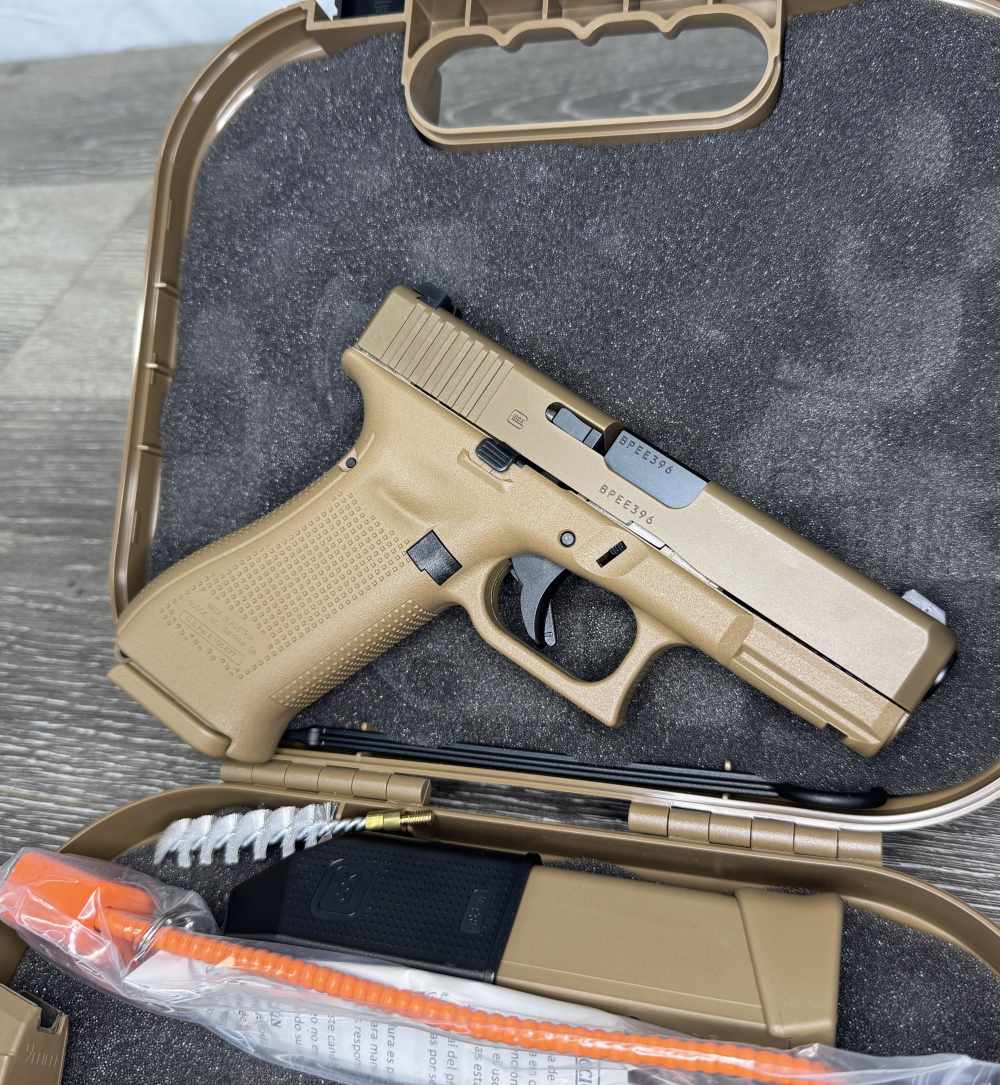 Glock 19X 9mm Tan / FDE NIB-img-1