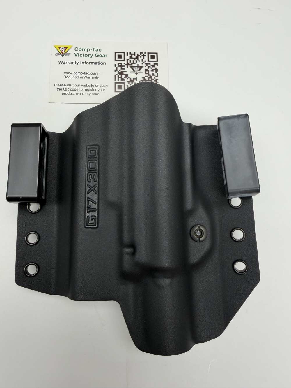 GLOCK 17 HOLSTER +X300, OWB, RIGHT HAND, 1.5'' BELT CLIP, COMP-TAC USA-img-1