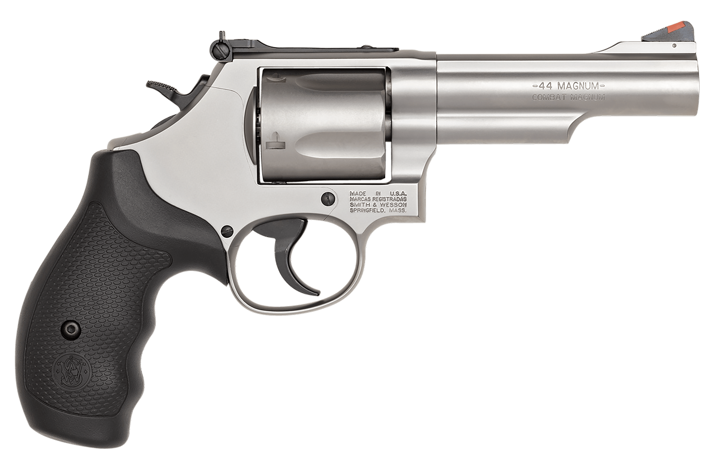 Smith & Wesson 162069 Model 69 44 Rem Mag or S&W Spl Stainless Steel 4.25"-img-0