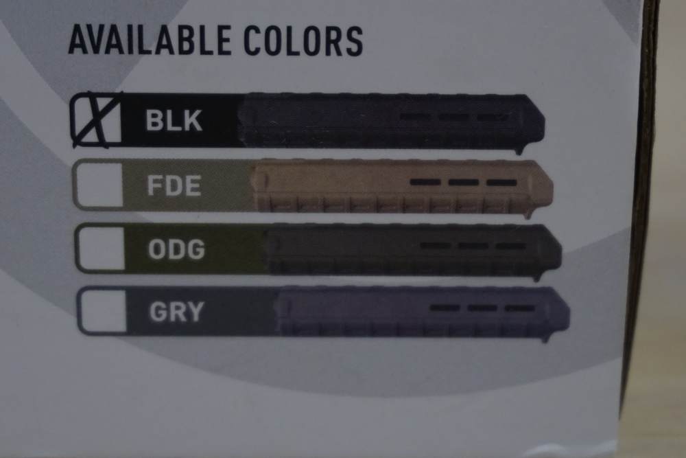 Magpul MOE MLOK AR15 rifle length handguard in black-img-2
