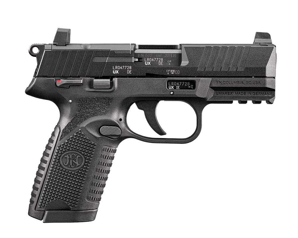 NEW FN 502 MRD 4” 22LR 22 LR Tactical Pistol w/ Suppressor Night Sights!-img-0