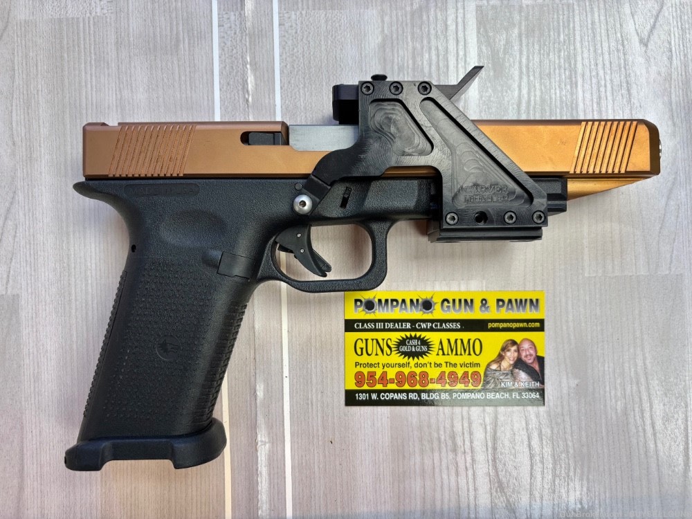 LONE WOLF CUSTOM 9 X 25 GLOCK 5 INCH. NO RESERVE!-img-0