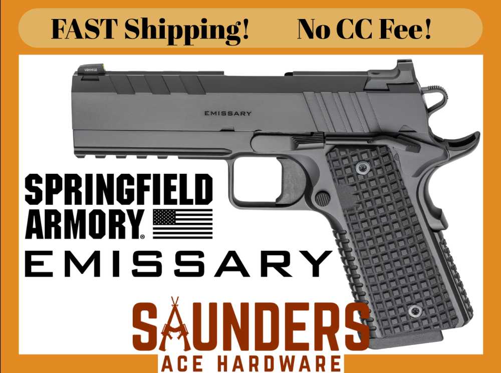 SPRINGFIELD 1911 EMISSARY Handgun  Forged Frame 9mm Bull Barrel-img-0