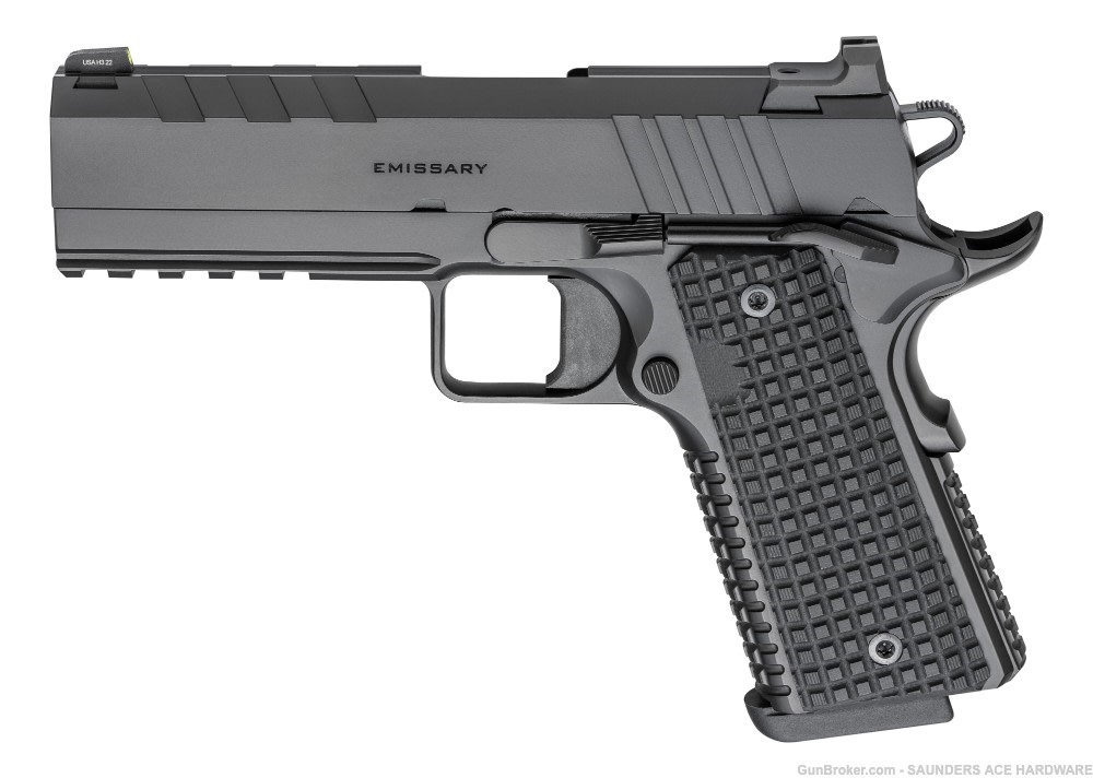 SPRINGFIELD 1911 EMISSARY Handgun  Forged Frame 9mm Bull Barrel-img-1