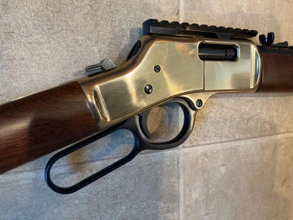 Henry Big Boy brass carbine 44 mag 20” octagon H006 as new no box-img-2